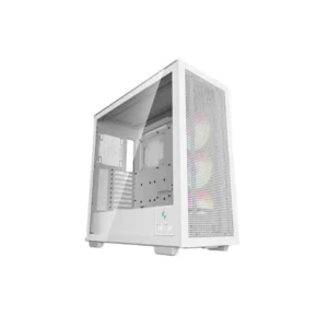 DeepCool Morpheus WH ATX+ Modular Airflow Gaming Case (White)