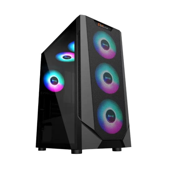 PC POWER PG-300 PANZER MESH ATX GAMING CASING (BLACK)