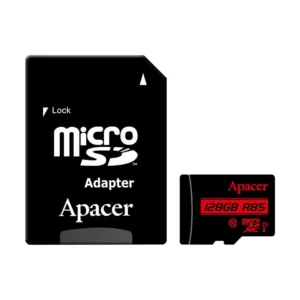 APACER 128GB MICROSDHC UHS-I U1 R85 CLASS10  W/ 1 ADAPTER RP