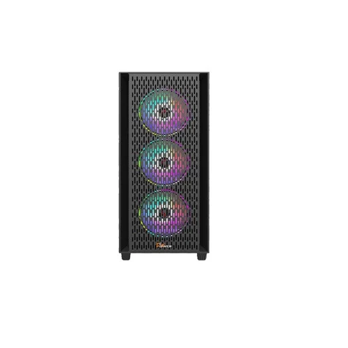 PC Power Flow Dark Lite Mesh Desktop Gaming Casing ( PP-GS2401-BK )